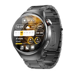 F600 Blood Glucose Smartwatch - Black Three Beads band, angled view | Our Phoenix Rise