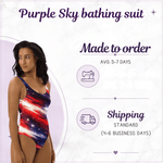 Patriotic One Piece Swimsuit Women - Graphic mockup with beach theme | Our Phoenix Rise