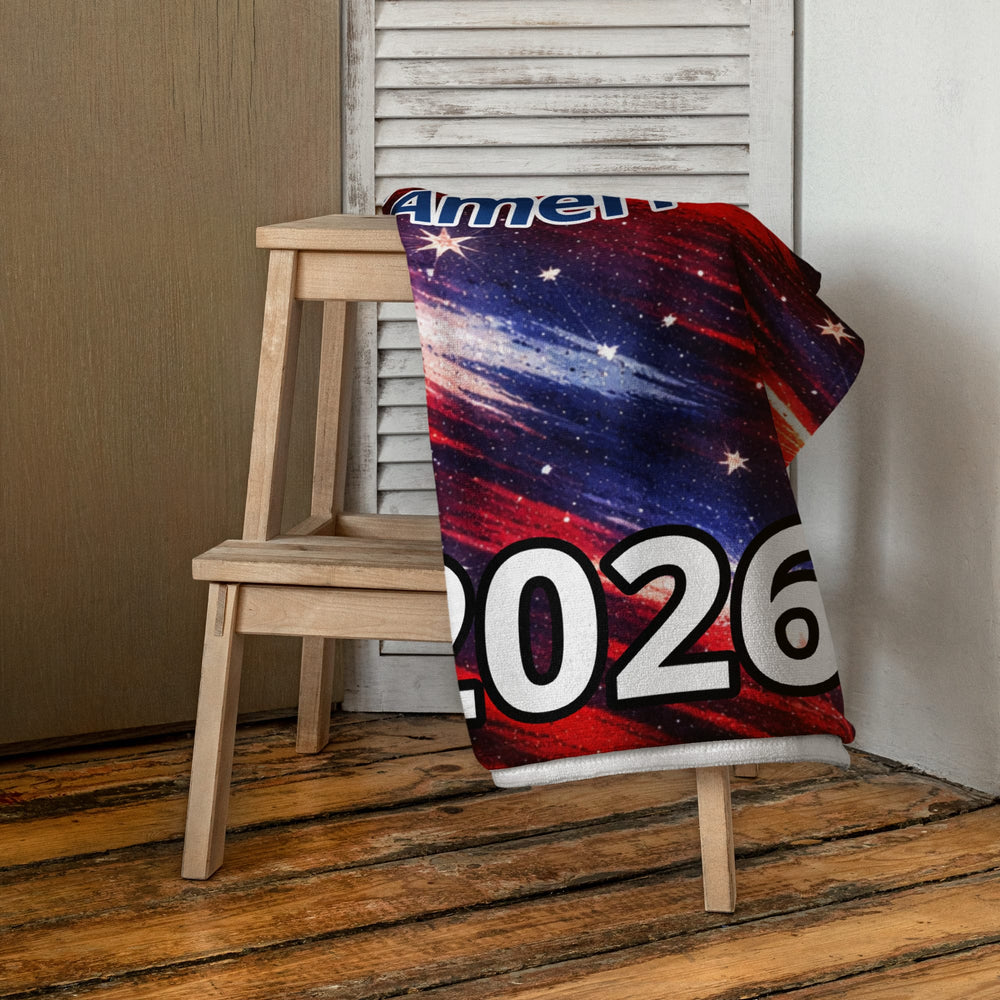 America 250 Patriotic Beach Towel