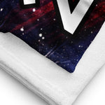 America 250 Patriotic Beach Towel - Close-up of print detail and soft terry fabric back | Our Phoenix Rise