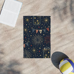 Patriotic Beach Towel - Sparklers and Fireflies in Jar Detail | Our Phoenix Rise