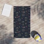 Patriotic Beach Towel - Stars and Stripes Motif Element | Our Phoenix Rise