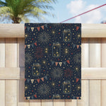 Patriotic Beach Towel - Textured Fabric Detail Americana Design | Our Phoenix Rise