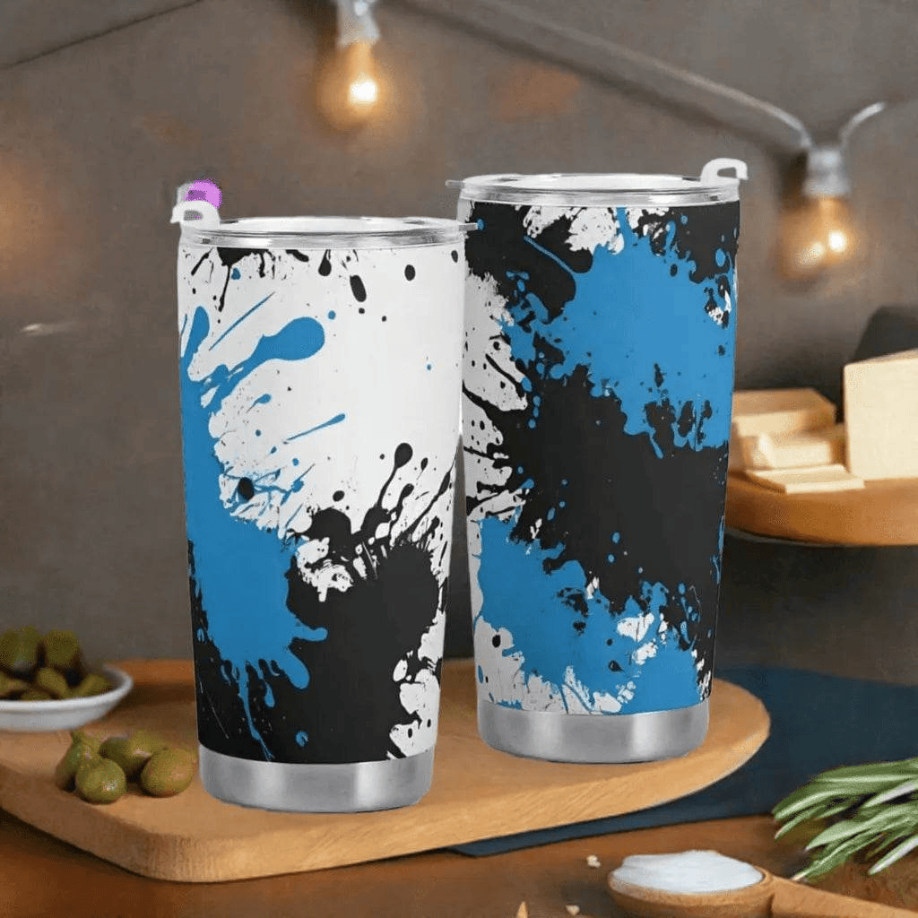 Paint Splatter Tumbler by Shadowseeker