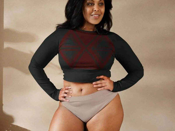 "Geo-Logo" Geometric Crop Top | Iron Phoenix GHG