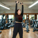 Women's Geometric Long Sleeve Swim Top - Relaxed Pose | Our Phoenix Rise