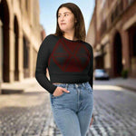 Women's Geometric Long Sleeve Swim Top - Looking Away | Our Phoenix Rise
