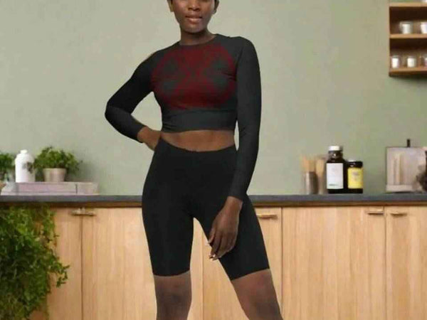 "Geo-Logo" Geometric Crop Top | Iron Phoenix GHG