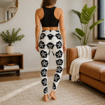 Black Star Pattern Women's Leggings - Casual Wear | Our Phoenix Rise
