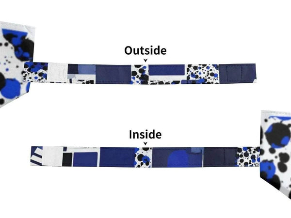 "Blue Matrix" Geometric Print Umbrella | Iron Phoenix GHG - Iron Phoenix GHG