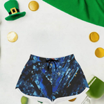 Crystal Shard Blue Athletic Shorts Detailed View 3 | Our Phoenix Rise