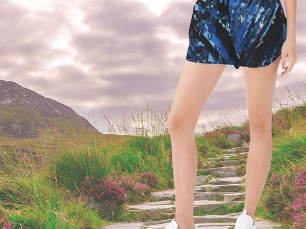 "Crystal Shard" Blue Athletic Shorts| Iron Phoenix GHG - Iron Phoenix GHG