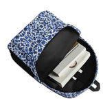 Blue Mosaic Backpack | Artistic School and Travel Bag