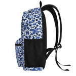 Blue Mosaic Backpack | Artistic School and Travel Bag