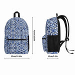 Blue Mosaic Backpack | Artistic School and Travel Bag