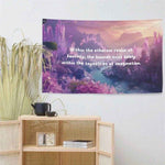 Ethereal Fantasy Wall Tapestry Detailed View 3 | Our Phoenix Rise
