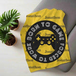 "Born to Game" Gaming Fleece Blanket | Iron Phoenix