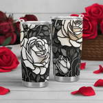 Vintage Rose Tumbler by Shadowseeker Detailed View 7 | Our Phoenix Rise