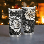 Vintage Rose Tumbler by Shadowseeker Detailed View 4 | Our Phoenix Rise