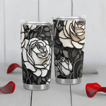 Vintage Rose Tumbler by Shadowseeker Detailed View 5 | Our Phoenix Rise