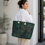Dark Botanical Weekender Bag - Shoulder Carry View | Our Phoenix Rise