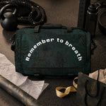 Dark Tropical Floral Duffle Bag - Lifestyle view for weekend travel | Our Phoenix Rise