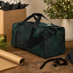 Dark Tropical Floral Duffle Bag - Lifestyle view at the gym | Our Phoenix Rise