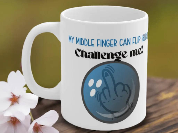 Funny Bowling Challenge Mug | Iron Phoenix GHG - Iron Phoenix GHG
