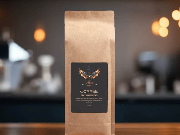 Brazilian Blend 16oz Coffee, Fair Trade, Energy Boost - Iron Phoenix GHG