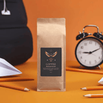 Fair Trade Brazilian Blend Coffee 16oz - Brightly lit, product detail | Our Phoenix Rise