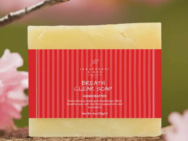 Breathe Clear Soap | Aromatherapy | Hydrating Calm Bar - Iron Phoenix GHG