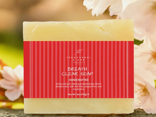Breathe Clear Soap | Aromatherapy | Hydrating Calm Bar - Iron Phoenix GHG