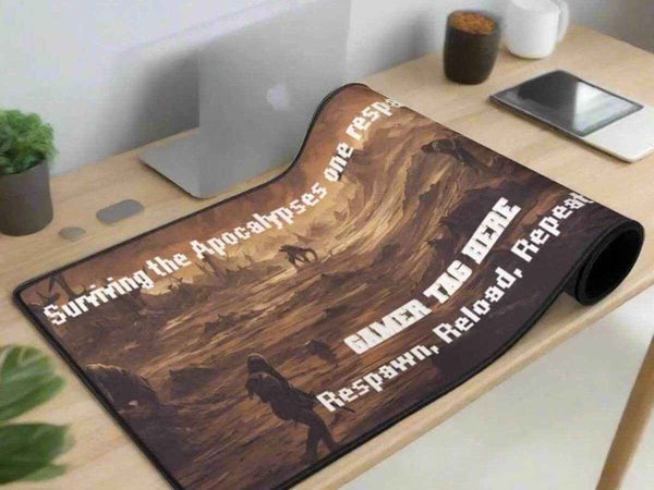 Apocalypse Survival Desk Mat | Personalized Gamer Pad