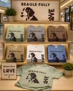 Beagle Mom Graphic T-Shirt - Graphic Detail Close-up | Our Phoenix Rise