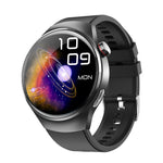 F600 Blood Glucose Smartwatch - Black Glue band with galaxy display | Our Phoenix Rise