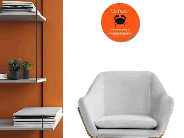 Cancer Zodiac Wood Sign | Funny Astrology Home Decor Gift - Iron Phoenix GHG