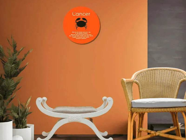 Cancer Zodiac Wood Sign | Funny Astrology Home Decor Gift - Iron Phoenix GHG