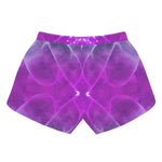 Purple Gem Kaleidoscope Athletic Shorts Detailed View 8 | Our Phoenix Rise