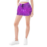 Purple Gem Kaleidoscope Athletic Shorts Detailed View 11 | Our Phoenix Rise