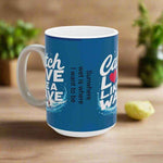 Wave Ceramic Mug | Catch Love | Resilience Coffee Cup