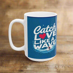 Wave Ceramic Mug | Catch Love | Resilience Coffee Cup