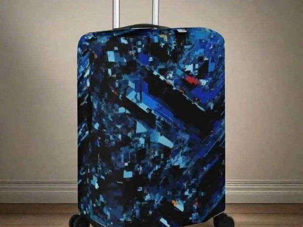 Crystal Cave Luggage Cover | Gamer Adventure Travel Gift