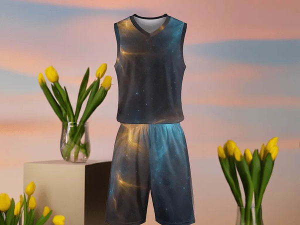 "Celestial" Galaxy Basketball Jersey Set| Iron Phoenix GHG - Iron Phoenix GHG