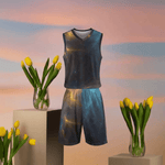 Galaxy Print Basketball Jersey Set - Side View | Our Phoenix Rise