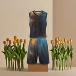 Galaxy Print Basketball Jersey Set - Back View | Our Phoenix Rise