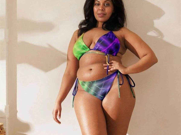 "Electric Grid" String Bikini Set | Iron Phoenix GHG