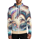 Cosmic Dragon Zip Hoodie | Fantasy Gamer Sweatshirt