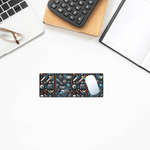 Retro Gaming Armory Extended Desk Mat - Gaming Themed Art | Our Phoenix Rise