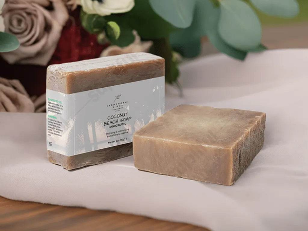 Coconut Beach Soap | Organic Hydrating | Calming Bar - Iron Phoenix GHG