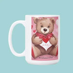 Teddy Bear Love Mug | Cute Valentines Day Coffee Cup - Iron Phoenix GHG